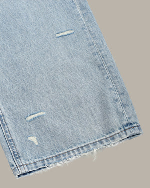 Heart Embroidered Denim Jeans