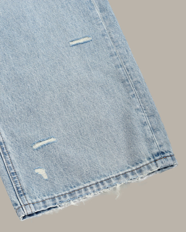 Heart Embroidered Denim Jeans