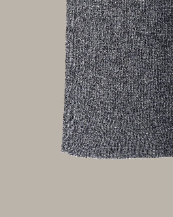 羊绒阔腿针织裤