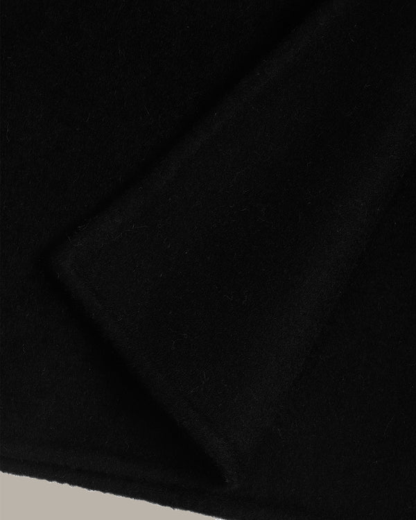 Long Wool Overcoat With Belt