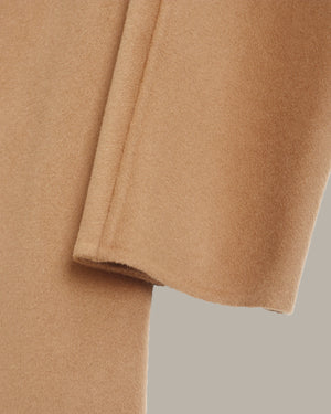 Long Wool Coat With Belt