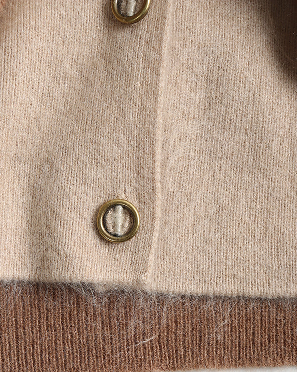 Faux Two-Piece Cardigan