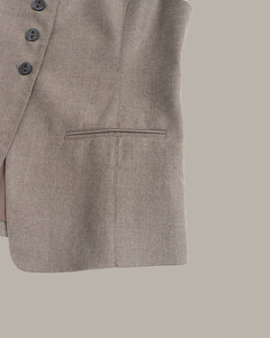 Wool Button-Up Vest