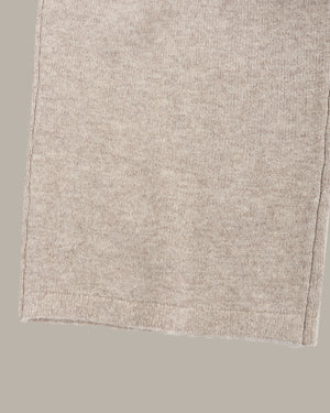 羊毛阔腿针织裤