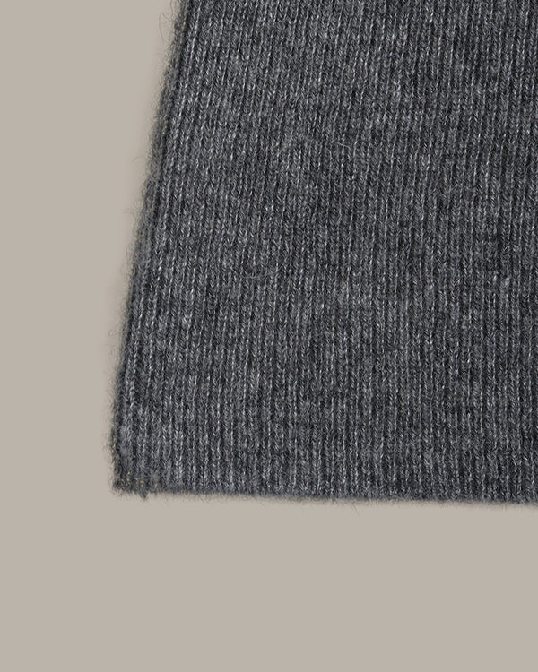 Cashmere High Neck Knit Top