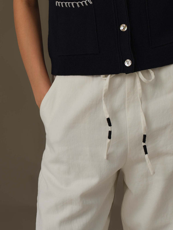 Drawstring Relaxed Pants